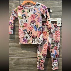 Posh peanut owl 2 piece pj set